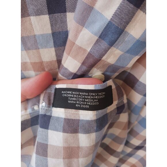 Jos A Bank Shirt Medium Executive Collection Button Down Gingham Check - Picture 4 of 4